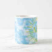 Blue Sky und Cloud Art Custom Kaffeetasse (Mittel)