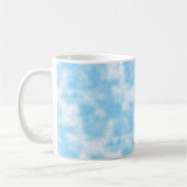Blue Sky und Cloud Art Custom Kaffeetasse (Links)