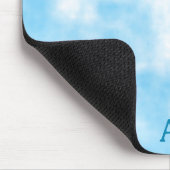 Blue Sky und Cloud Art Custom Mousepad (Ecke)
