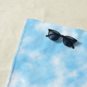 Blue Sky und Cloud Art Custom Strandtuch (Beispiel)