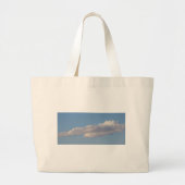 Blue SKY UND CLOUDS JUMBO TASCHE (Vorne)