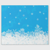 Blue Sky und das sinkende Weihnachtswrapping Paper Geschenkpapier (Flach)