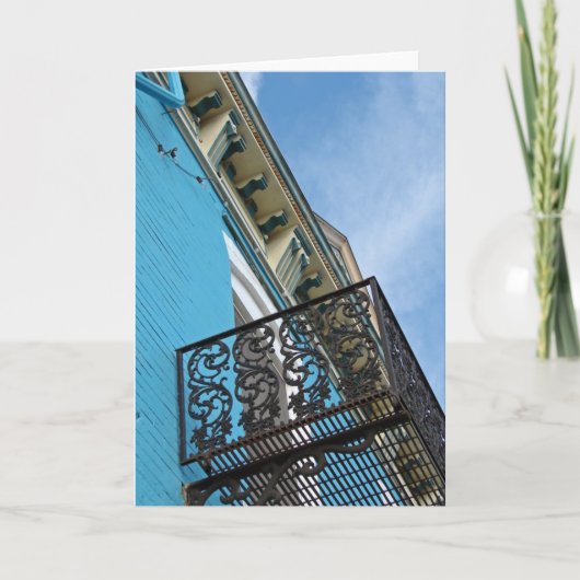 Blue Sky und Gebäude Karte (Vorderseite)