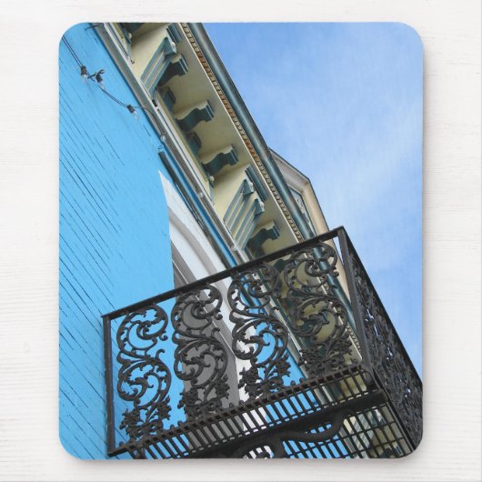 Blue Sky und Gebäude Mousepad (Vorne)