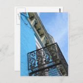 Blue Sky und Gebäude Postkarte (Vorne/Hinten)