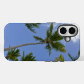 Blue Sky und Palm Trees Case-Mate iPhone Hülle (Rückseite (Horizontal))