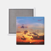 Blue Sky und Red Sunset Magnet (Vorderseite/Rückseite)