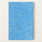Blue Sky und Shattered Glass Sketchbook Notizblock (Rückseite)