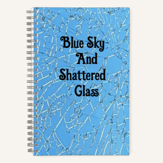 Blue Sky und Shattered Glass Sketchbook Notizblock