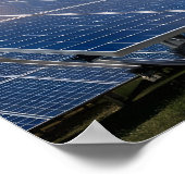 Blue Sky und Solar Panels Poster (Ecke)