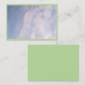 Blue Sky Visitenkarte (Vorne/Hinten)