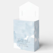 Blue Sky Watercolor-Brautparty Geschenkschachtel (Geöffnet)