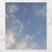 Blue Sky Weinetikett (Einzelnes Label)