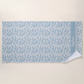 Blue Sky White Angel Wings and Heavenly Clouds Strandtuch (Vorderseite)