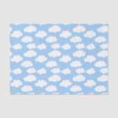 Blue Sky White Clouds Decoupage Seidenpapier (Vorderseite)