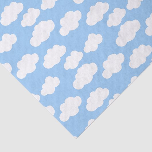 Blue Sky White Clouds Decoupage Seidenpapier (Ausschnitt)