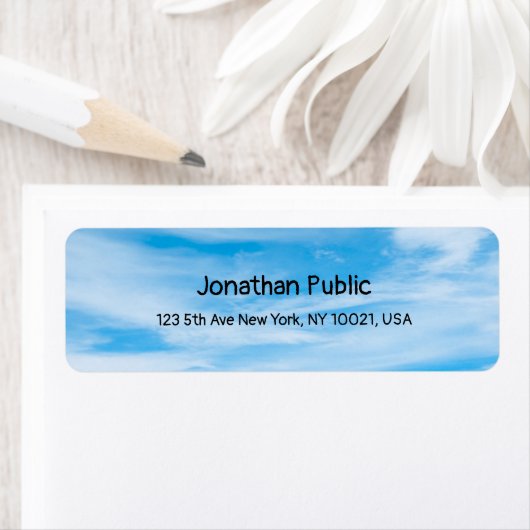 Blue Sky White Clouds Elegantes Calligraphy Templa (Insitu)