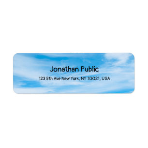 Blue Sky White Clouds Elegantes Calligraphy Templa