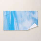 Blue Sky White Clouds Elegantes Template Handtuch (Handtuch)