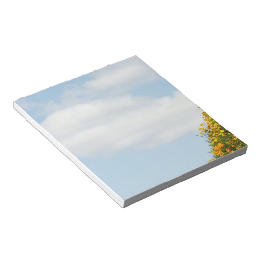 Blue Sky White Clouds Notebook einzigartig Sommer Notizblock (angewinkelt)