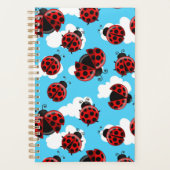 Blue Sky White Clouds Red Ladybug Käfer Planer (Vorderseite)