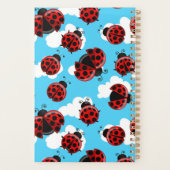 Blue Sky White Clouds Red Ladybug Käfer Planer (Rückseite)