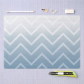 Blue Sky White Zickzack Seidenpapier (Handwerk)
