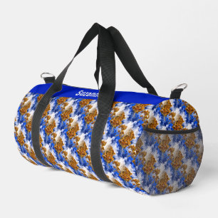 Blue Sky Wolken Abstraktes Muster Personalisiert Duffle Bag
