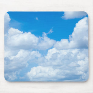 Blue Sky Wolken Hintergrund Himmelskörper Himmels Mousepad
