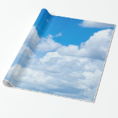 Blue Sky Wolken Hintergrund Himmelskörper Himmelsd Geschenkpapier (Ungerollt)