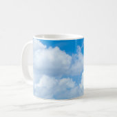 Blue Sky Wolken Hintergrund Himmelskörper Himmelsd Kaffeetasse (Vorderseite Links)