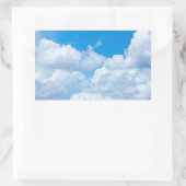 Blue Sky Wolken Hintergrund Himmelskörper Himmelsd Rechteckiger Aufkleber (Tasche)