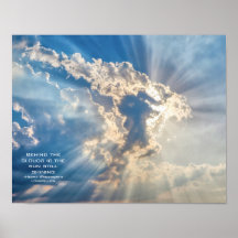 Blue Sky Wolken Sonnenlicht Inspiration Zitat