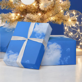 Blue Sky Wrapping Paper Geschenkpapier