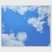 Blue Sky Wrapping Paper Geschenkpapier (Flach)