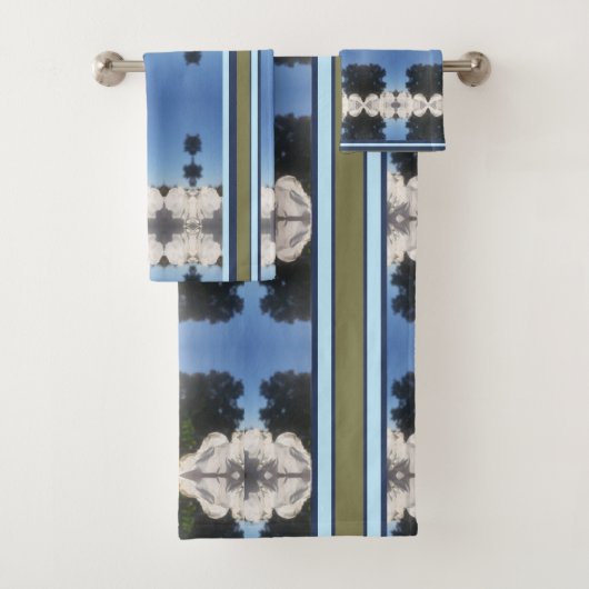 BLUE SKYFLOWER DRYSME1 WASH CLOTH UND BAD SET (Insitu)