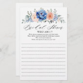 Blue Slate Dusty Blush Who I Game (Vorne/Hinten)