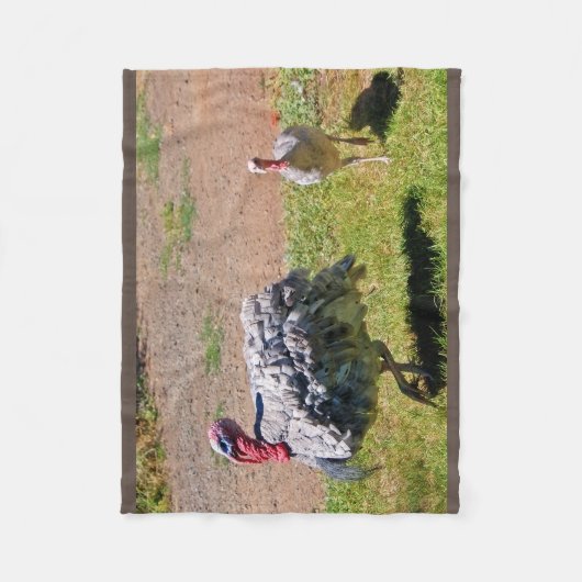 Blue Slate Erntedank Day Türkei Fleecedecke (Vorderseite)