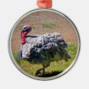 Blue Slate Erntedank Day Türkei Ornament Aus Metall