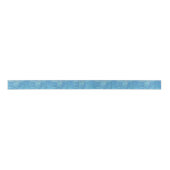 Blue Slate Tiles Art Deco Satinband (Vorderseite)