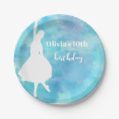 Blue Slime Birthday Party Paper Teller (Vorderseite)