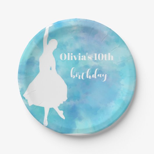 Blue Slime Birthday Party Paper Teller (Vorderseite)