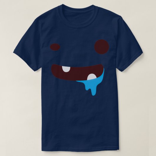 Blue slobber face T-Shirt (Design vorne)