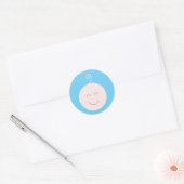 Blue Smile Baby Sticker (Umschlag)