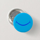 Blue Smile Button (Vorne & Hinten)