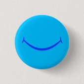 Blue Smile Button (Vorderseite)