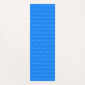 Blue Smile Pattern Yoga Mat Yogamatte (Vorderseite)