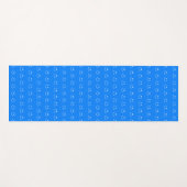 Blue Smile Pattern Yoga Mat Yogamatte (Vorderseite (Horizontal))