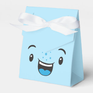 Blue Smiling Kawaii Face Geschenkboxen Geschenkschachtel