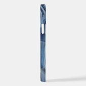 Blue Smoky Agate Geode iPhone Hülle (Rechte Seite)